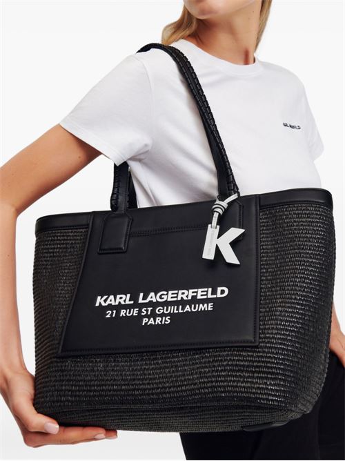 Borsa donna tote in rafia Karl Lagerfeld | 245W3081999